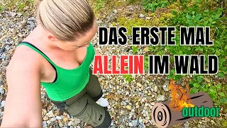 Solo Camping - DAS ERSTE MAL ALLEINE IM WALD