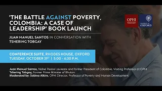 ‘The Battle against Poverty, Colombia: A Case of Leadership’ Book Launch