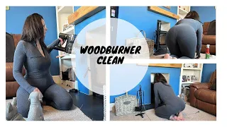 Clean With Me | Wood Burner Clean | Kate Berry