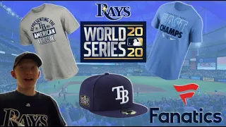 Tampa Bay Rays 2020 WORLD SERIES | Fanatics Merch Unboxing!