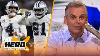 Colin on how Dak's play affects Cowboys tolerance of Zeke, talks Packers & Rodgers | NFL | THE HERD