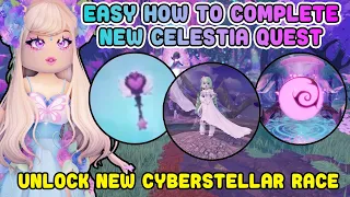 EASY How To Complete NEW Celestia Quest Unlock Cyberstellar Race Minigame Astro Renaissance Update