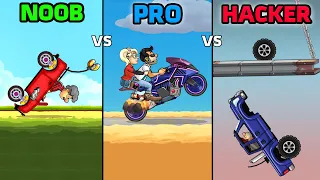 Hill Climb Racing 2 - NOOB vs PRO vs HACKER Part #2