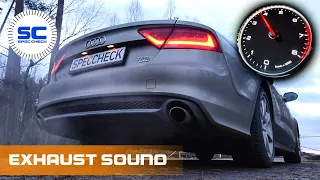 Audi A7 Sportback 3.0 TFSI 299Hp Exhaust Sound TEST