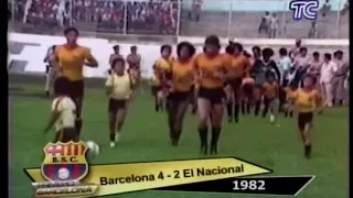 Barcelona vs El Nacional 1982