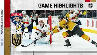 Panthers @ Golden Knights 1/12 | NHL Highlights 2023