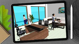 Interior Design | Office | SketchUp for iPad