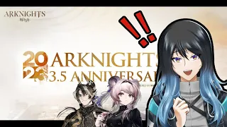 Arknights 3.5 Anniversary Global - Lin Yühsia and Chongyue finally?! 🐀🐉 | Live Reaction! 🔴