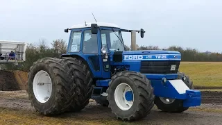 Ford 8210, 8700, TW-10, TW-15, TW-25, TW-35 Pulling The Sledge | Tractor Pulling Denmark