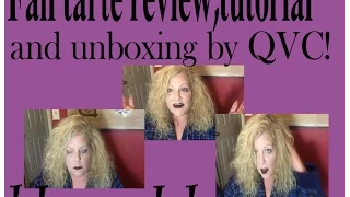 Fall tarte Review and tutorial and unboxing by QVC