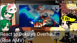 Pro heroes + ??? react to Deku's fight (1/?) | Deku vs Overhaul | READ DESCRIPTION | My AU