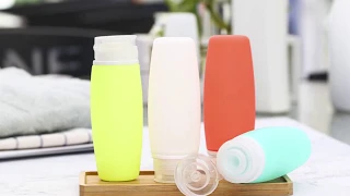 Packing Liquids for Travel - Silicone  Travel Size Bottle Set