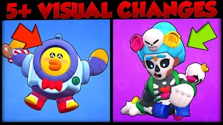 5+ New Visual Changes in Gold Arm Gang Update | Brawl Stars Old vs New #Goldarmgang