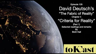 David Deutsch's "The Fabric of Reality" Chapter 4 “Criteria for Reality” Part 1