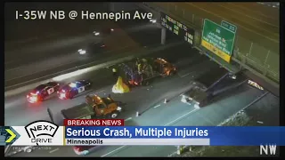 NEXT Drive: 2 serious crashes on I-35W in NE Mpls.