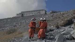 Raw: Japan Volcano Rescue Video Released