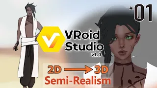 【 VRoid Studio 】That weird snake brother - Part 1 (Face)