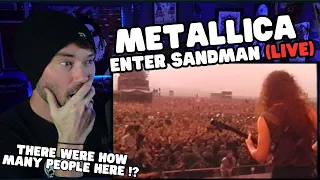 Metal Vocalist First Time Reaction - Metallica - Enter Sandman Live Moscow 1991 HD