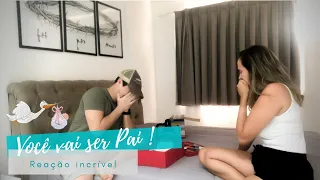 Contando a GRAVIDEZ para o marido! SURPRESA, você vai ser pai!! | Pam Dias