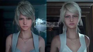 FINAL FANTASY XV: Lunafreya Nox Fleuret - Design Comparison | TGS 2015 vs. 2016