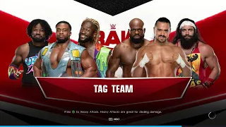 WWE 2K22 The New Day vs Elias Angel Garza & Apollo Crews