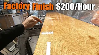 How To Get A Factory Finish On Cabinets And Furniture | $200/Hour In Your Garage | THE HANDYMAN |