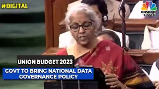 Government To Bring National Data Governance Policy | Take A Look | Digital | Budget 2023