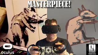 I paint a MASTERPIECE - BANKSY would be PROUD! // Kingspray VR // Oculus Quest