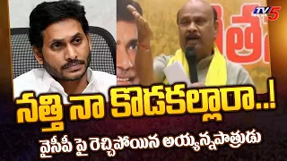 నత్తి నా కొడకల్లారా..! | TDP Ayyanna Patrudu Fires on Jagan And YCP Leaders | TV5 News Digital