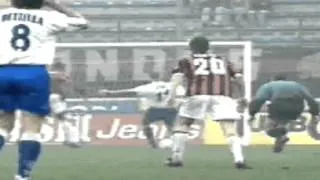 Serie A 1997-1998, day 22 Milan - Empoli 3-1 (Weah, Ganz, C.Esposito, Maniero)