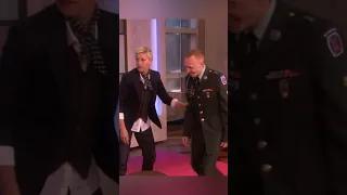 EMOTIONAL surprise military reunion during an audience game on The Ellen Show #ellen #shorts
