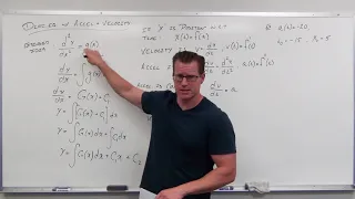 Differential Equations with Velocity and Acceleration (Differential Equations 7)