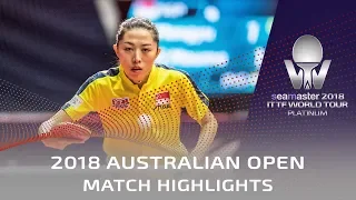 Yu Mengyu vs Shiho Matsudaira | 2018 Australian Open Highlights (Group)