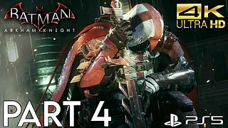 BATMAN ARKHAM KNIGHT Gameplay Walkthrough Part 4 FULL GAME [4K 60FPS PS5] - ORACLE KIDNAPPED