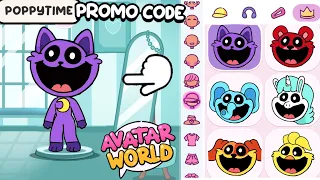 Avatar World X Poppy playtime 🤫 free clothes Promo Code 😱 New Update