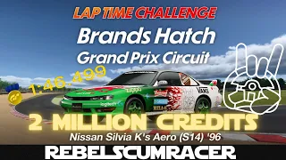 LAP TIME CHALLENGE | Nissan Silvia | Brands Hatch Gran Prix Circuit | 2 MILLION CREDITS | GT7