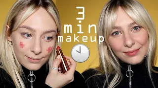 3 MIN MAKEUP! For When You're In a Rush But Wanna Look Cute
