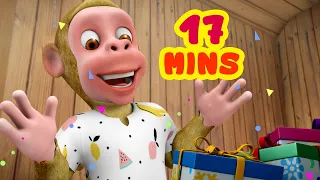 Bandar Mama Ka Birthday - Monkey Rhymes | Hindi Rhymes for Children | Infobells