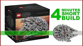 LEGO Millennium Falcon 75192 SHORT BUILD Star Wars - 4 Minutes Fast Build - Exclusive For Collectors