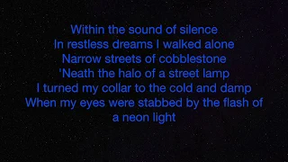 Sound of Silence Cover by Todd HoffmanLyrics