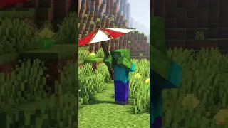 Jadi Minecraft Tapi Aku Berubah Jadi Zombie #shorts