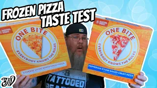 One Bite Pizza From Barstool Sports || Frozen Pizza Review