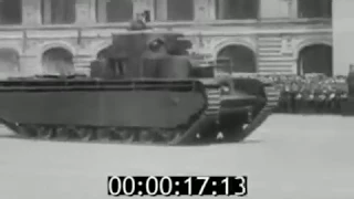 Red Army T-35 heavy tanks
