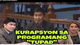 SEN.RAFFY TULFO HARAPANG IBINULGAR ANG ANOMALYA SA PROGRAMANG TUPAD