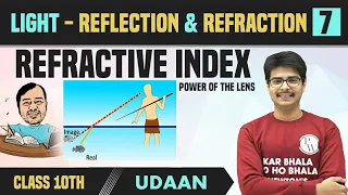 Light - Reflection & Refraction 07 | Refractive Index | Power of Lens | Combination of Lenses