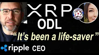 Ripple CEO Brad Garlinghouse talks XRP ODL is a life saver & growing with potential acquisitions