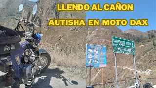 RUTA AL CAÑON DE AUTISHA EN MOTO DAX