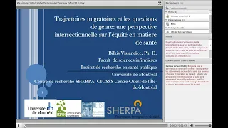 Webinaire - Trajectoires migratoires et genre : perspective intersectionelle sur l'équité en santé