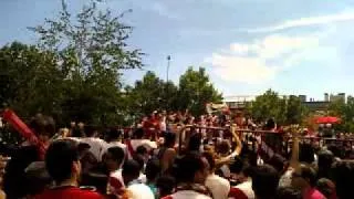 Ascenso del Rayo Vallecano a Primera - 22/05/11. La vida pirata en la asamblea!