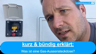 Camping - kurz & bündig erklärt: Wohnwagen Gasaussensteckdose